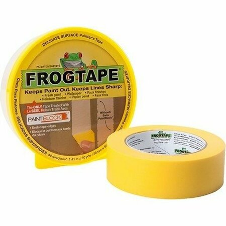 FROGTAPE Shurtape 48mm x 55m 1.88 in. x 60yd Yellow Delicate Surfaces Painter's Tape 142920